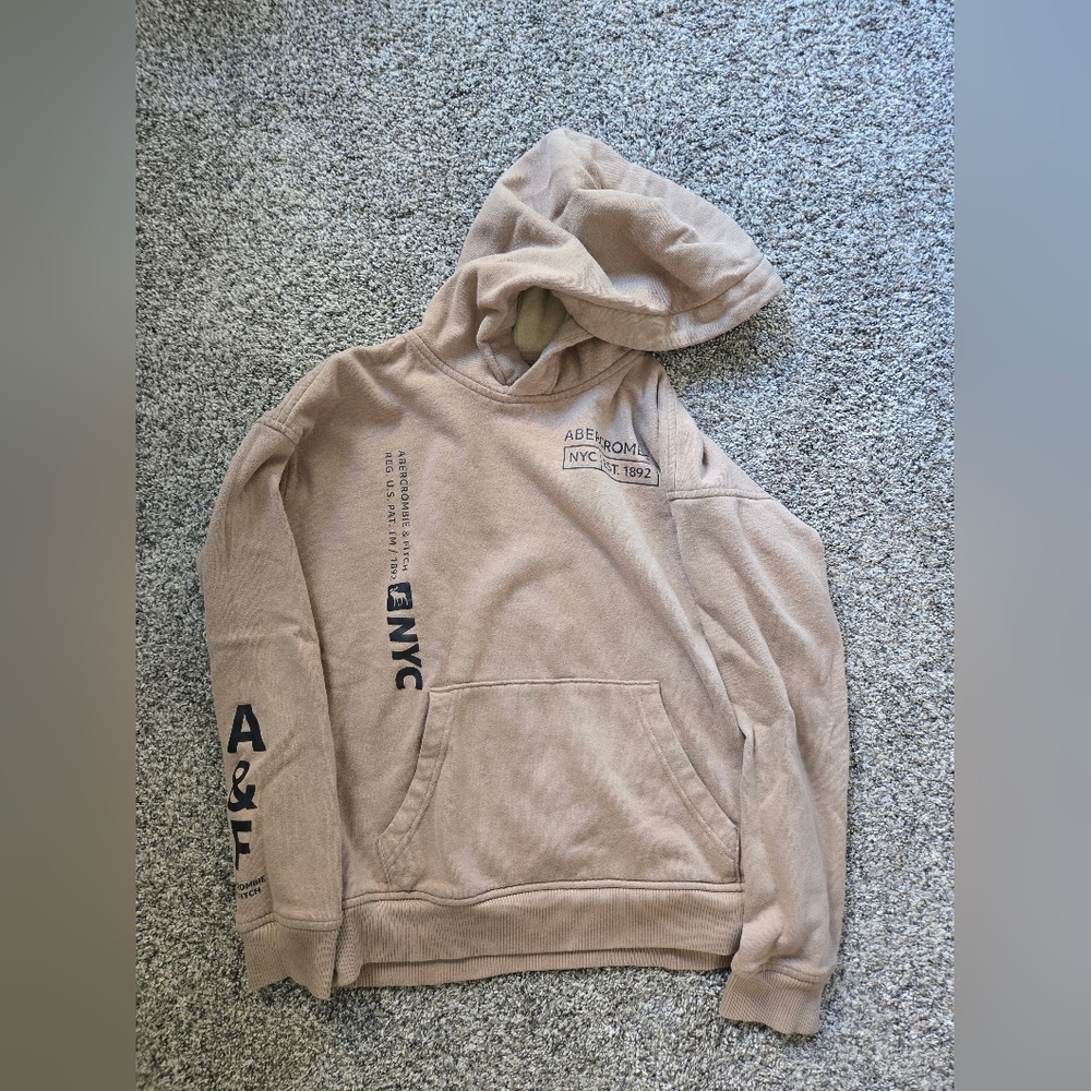 Abercrombie Kids Beige Hoodie